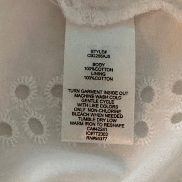 Santuary Tie Eyelet Cami in White - Picture 4 of 8